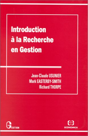 Introduction à la recherche en gestion