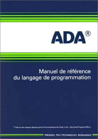 Ada : manuel de référence du langage de programmation