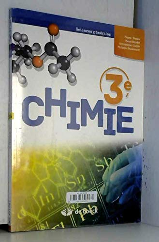 Chimie 3e sciences générales
