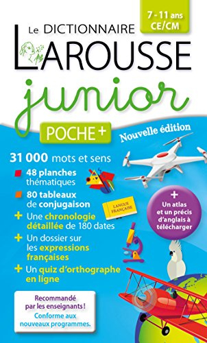 Le dictionnaire Larousse junior poche +, 7-11 ans, CE-CM