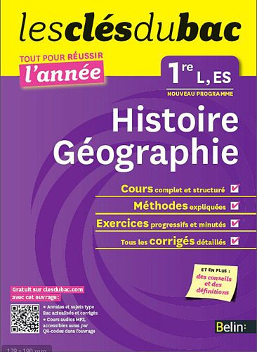 Histoire géographie 1re L, ES : nouveau programme