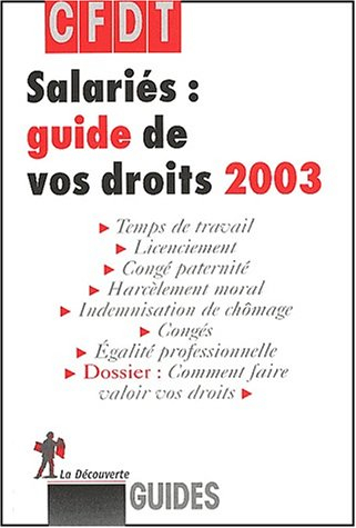 salriés : guide de vos droits 2003