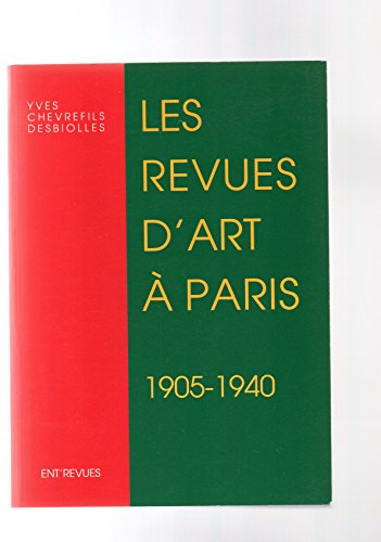 Les Revues d'art à Paris (1905-1940)