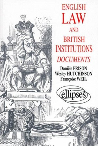 english law and british institutions. documents