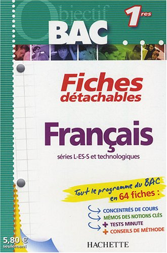 Français 1res séries L-ES-S et technologiques