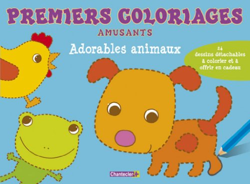 Premiers coloriages amusants : adorables animaux