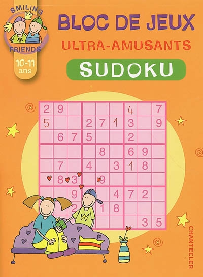Sudoku, bloc de jeux ultra-amusants, 10-11 ans