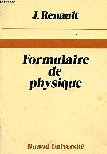 formulaire de physique (dunod université)