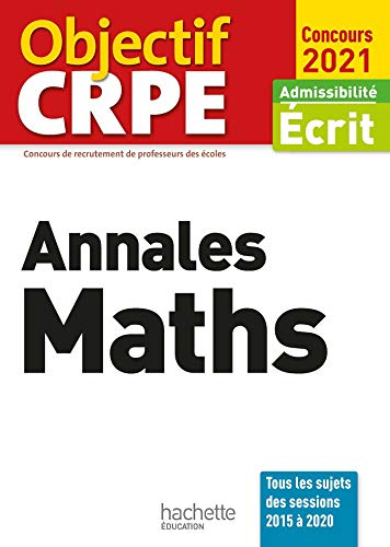 Annales maths : admissibilité écrit, concours 2021