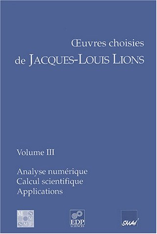 Oeuvres choisies de Jacques-Louis Lions. Vol. 3