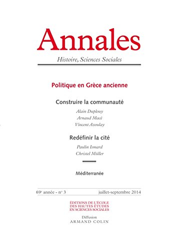 Annales, n° 3 (2014). Politique en Grèce ancienne