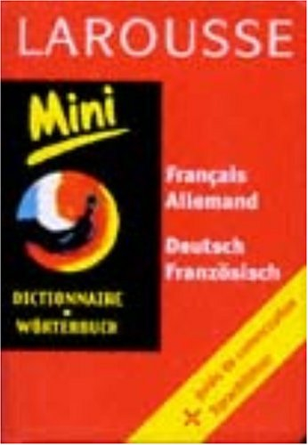 mini dictionnaire : allemand/français, français/allemand