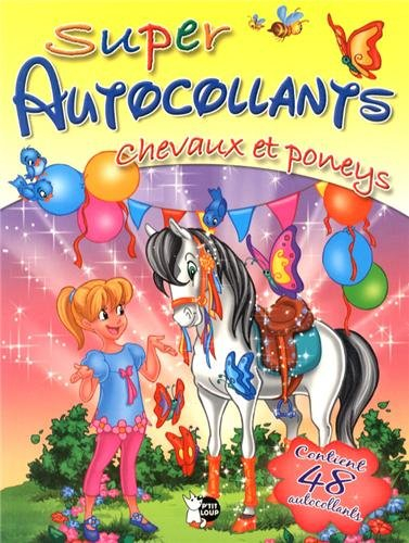 chevaux et poneys suepr autocollants