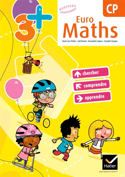 Euro maths, CP : cycle des apprentissages fondamentaux : conforme au socle commun et aux nouveaux pr