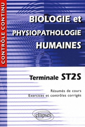 Biologie et physiopathologie humaines, terminale ST2S