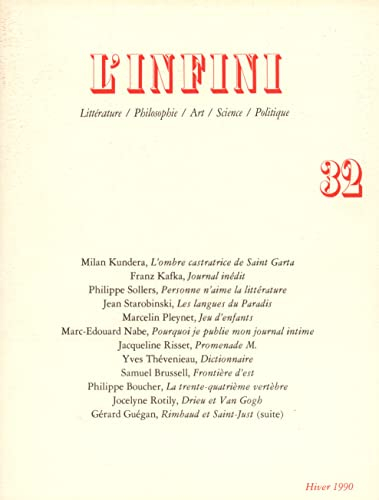 L'Infini, numéro 32