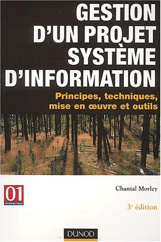 gestion d'un projet système d'information : principes, techniques, mise en oeuvre et outils