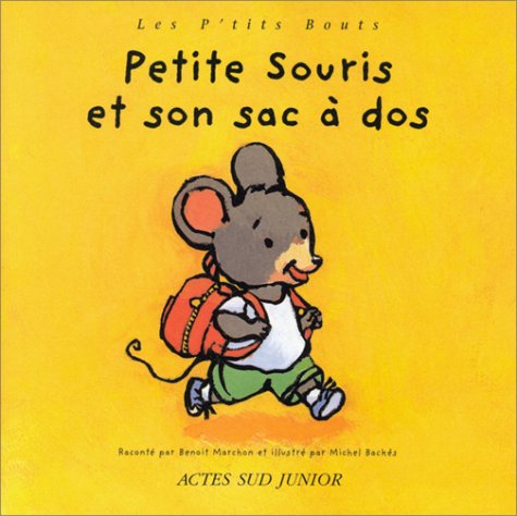 Petite souris et son sac à dos