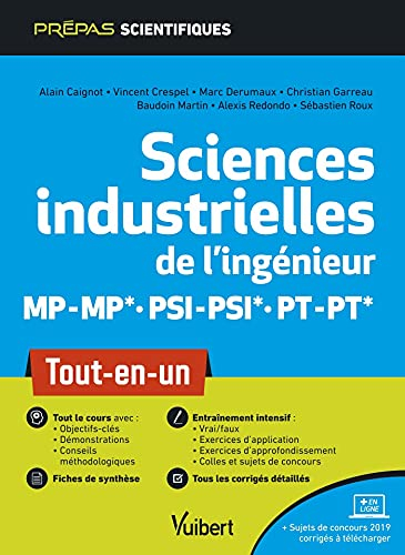 Sciences industrielles de l'ingénieur MP, MP*, PSI, PSI*, PT, PT* : tout-en-un