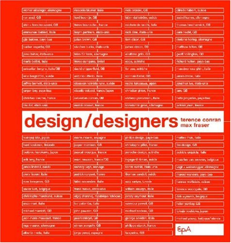 Design, designers - Terence Conran, Max Fraser