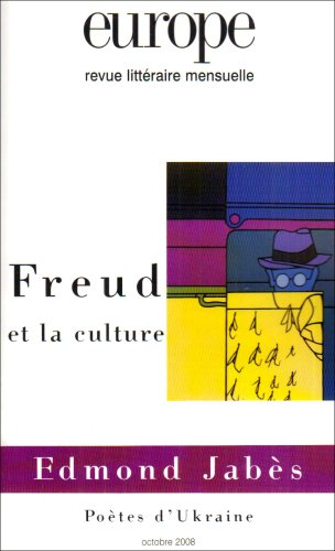 Europe, n° 954. Freud et la culture