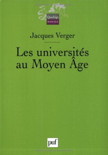 Les universités au Moyen Age