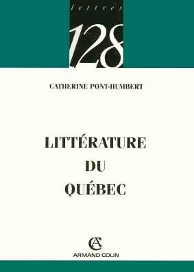 La littérature du Québec