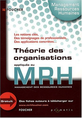 Théorie des organisations appliquées au MRH management des ressources humaines