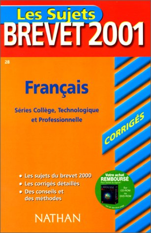 Français : séries collège, technologique et professionnelle