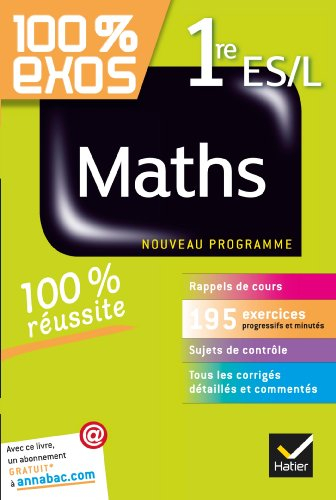 Maths 1re ES-L : nouveau programme