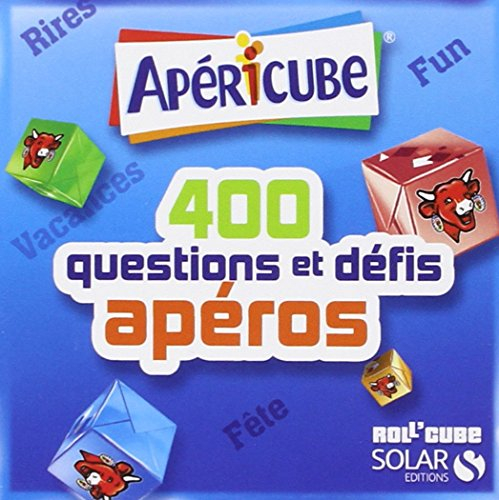 Roll'cube Apéricubes : 400 questions et défis apéros