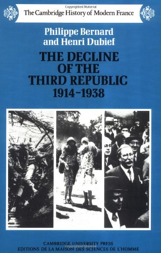 The Decline of the Third Republic, 1914?1938