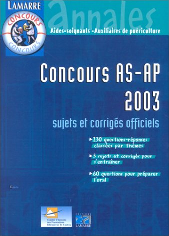 Concours AS-AP 2003