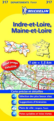 Carte DPARTEMENTS Indre-et-Loire, Maine-et-Loire