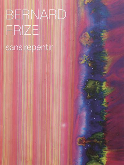 Bernard Frize : sans repentir. Bernard Frize : without remorse