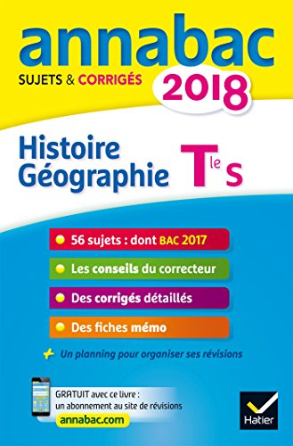 Histoire géographie terminale S : 2018