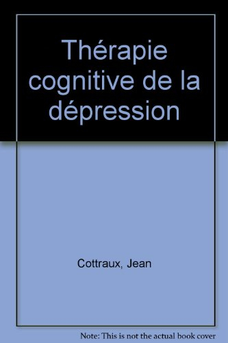 thérapie cognitive de la dépression