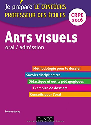Arts visuels : oral, admission : CRPE 2016