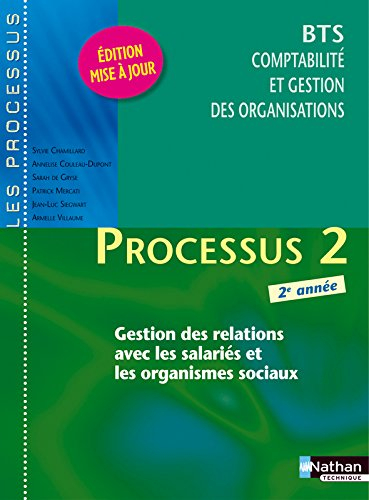 Processus 2 : gestion des relations avec les salariés et les organismes sociaux : BTS CGO 2e année