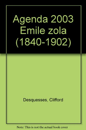 L'agenda d'Emile Zola 2003