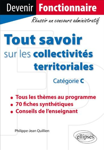 Tout savoir sur les collectivités territoriales : catégorie C