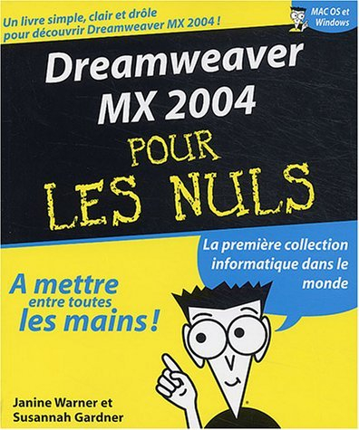 Dreamweaver MX 2004 pour les nuls