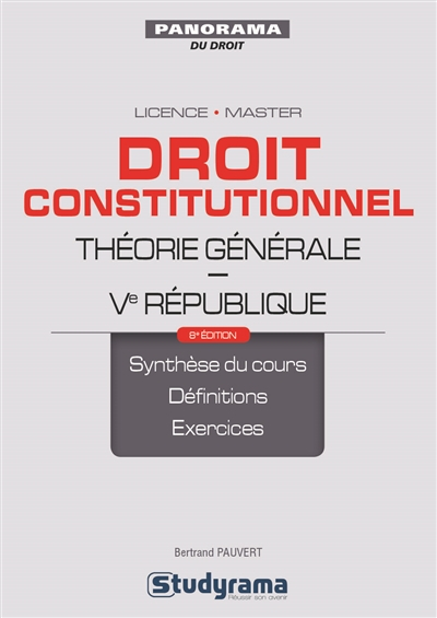 Droit constitutionnel : théorie générale : Ve République