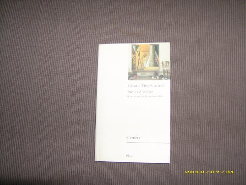 Notes d'atelier