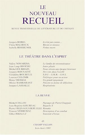 Nouveau recueil (Le), n° 43. Le théâtre dans l'esprit