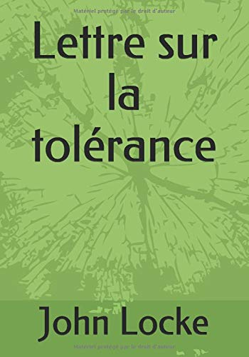 Lettre sur la tolérance