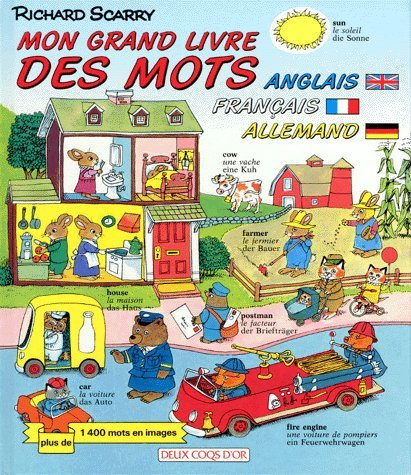 Mon grand livre des mots : anglais-français-allemand