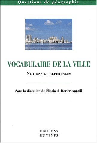 Vocabulaire de la ville : notions et références