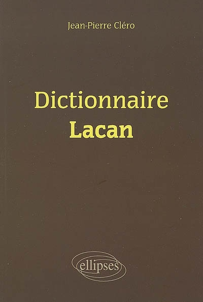 Dictionnaire Lacan