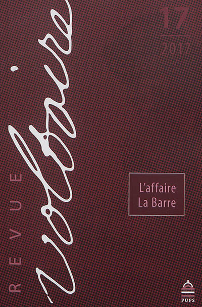 Revue Voltaire, n° 17. L'affaire La Barre